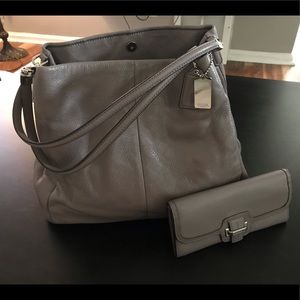 Coach Madison Phoebe handbag and coach wallet